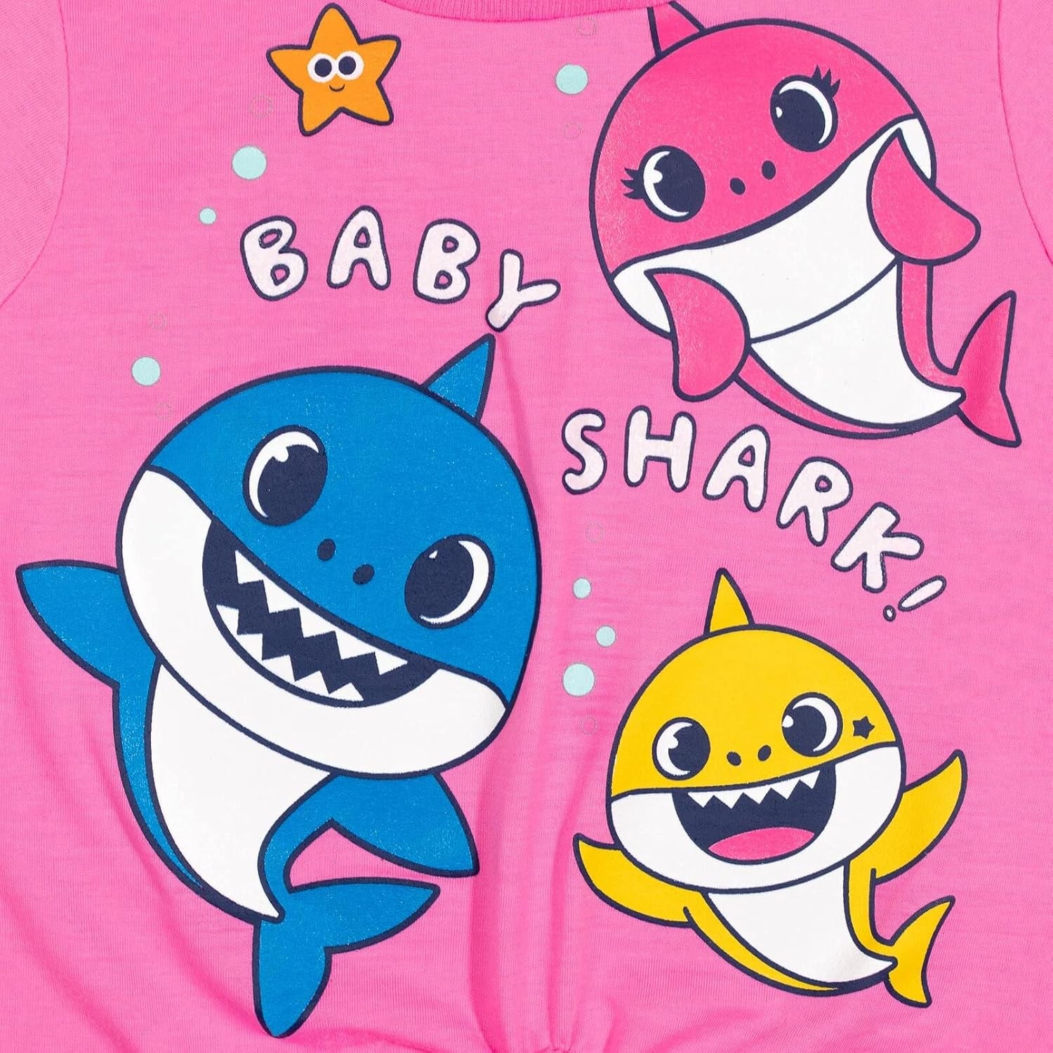 Baby Shark T-Shirt and Leggings Outfit Set Infant to Little Kid