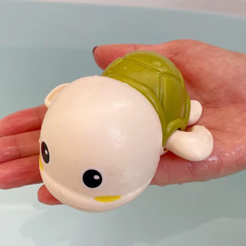 Baby Bath Toys Bathing Cute Swimming Turtle Whale Pool Beach Classic Chain Clockwork Water Toy for Kids Water Playing Toys