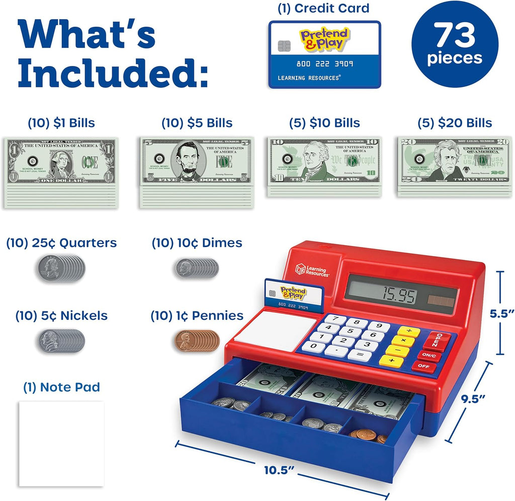 Pretend & Play Calculator Register Toy