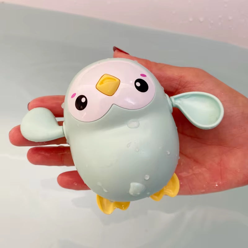 Baby Bath Toys Bathing Cute Swimming Turtle Whale Pool Beach Classic Chain Clockwork Water Toy for Kids Water Playing Toys